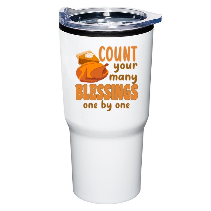 Count Your Many Blessings One By One Thanksgiving Tumbler