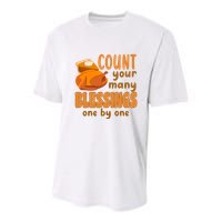 Count Your Many Blessings One By One Thanksgiving Youth Performance Sprint T-Shirt