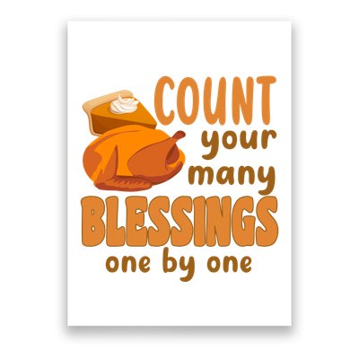 Count Your Many Blessings One By One Thanksgiving Poster