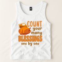 Count Your Many Blessings One By One Thanksgiving Tank Top
