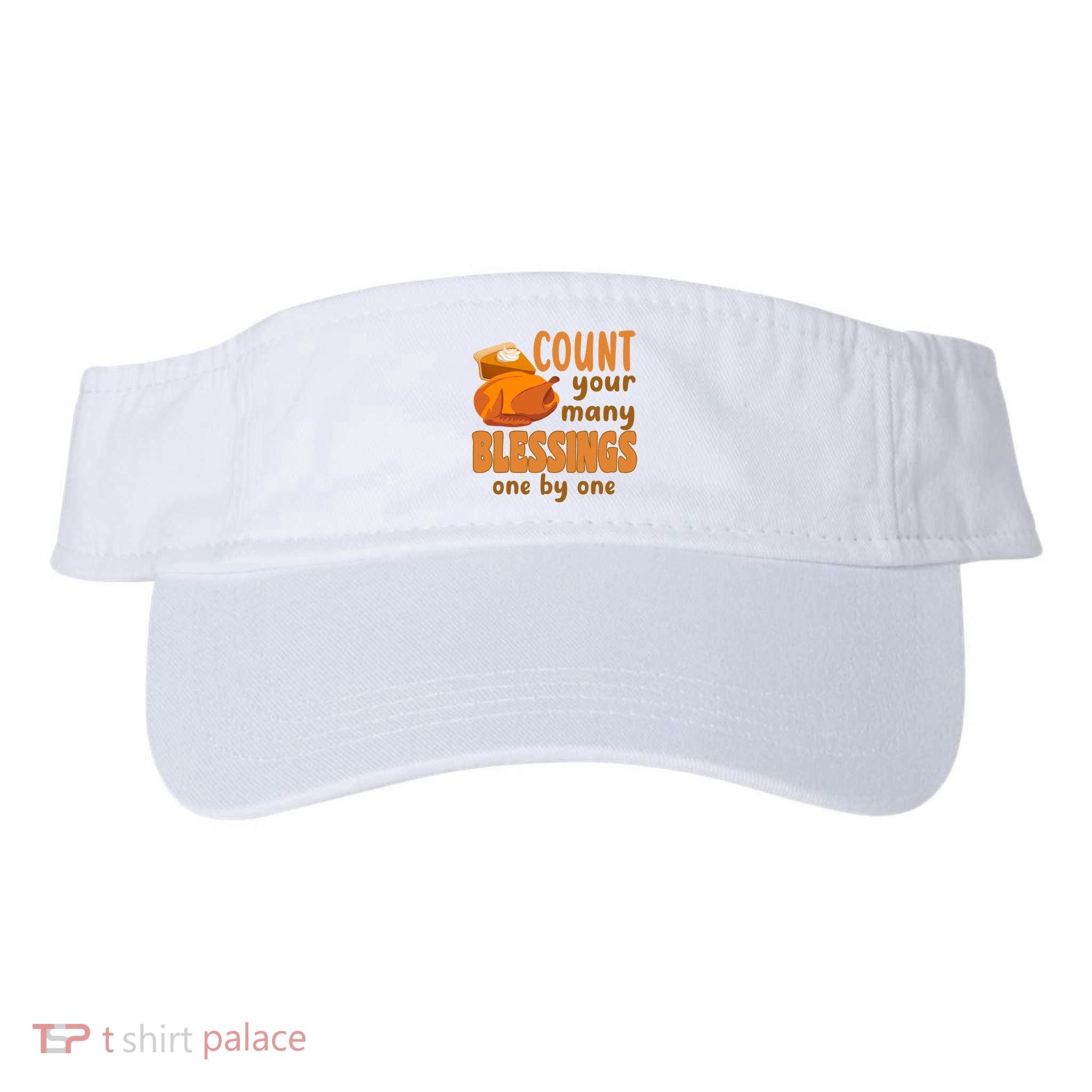 Count Your Many Blessings One By One Thanksgiving Visor