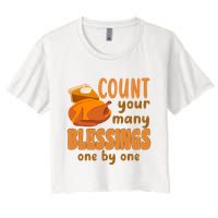 Count Your Many Blessings One By One Thanksgiving Crop Top