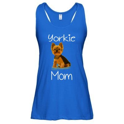 Cute Yorkie Mom Dog Gift Ladies Essential Flowy Tank