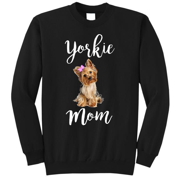 Cute Yorkie Mom Dog Apparel Gift Sweatshirt