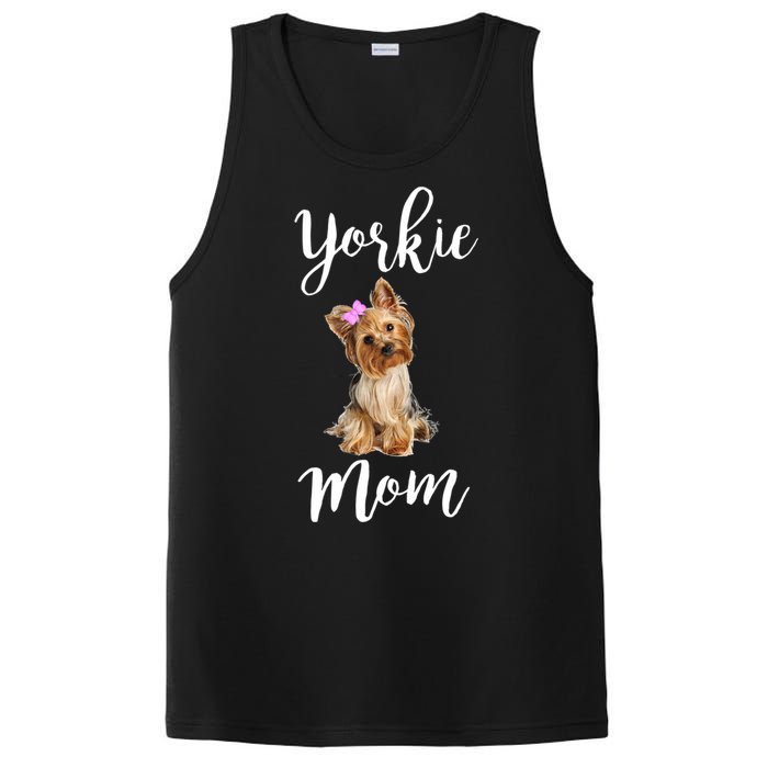 Cute Yorkie Mom Dog Apparel Gift PosiCharge Competitor Tank