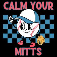 Calm Your Mitts Baseball Player Baseball Game Sports Lover Impact Tech Backpack
