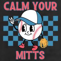Calm Your Mitts Baseball Player Baseball Game Sports Lover Hat