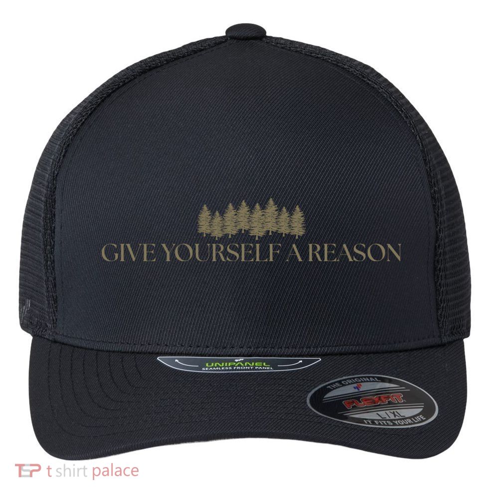 Call Your Mom Give Yourself A Reason No.Ah Ka.Han Country Flexfit Unipanel Trucker Cap