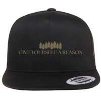 Call Your Mom Give Yourself A Reason No.Ah Ka.Han Country Flat Bill Trucker Hat