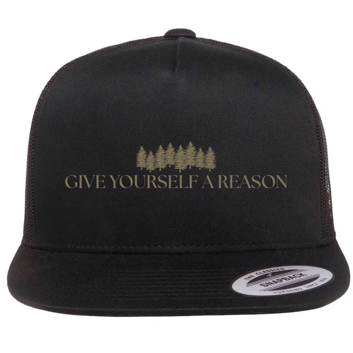 Call Your Mom Give Yourself A Reason No.Ah Ka.Han Country Flat Bill Trucker Hat