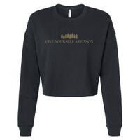 Call Your Mom Give Yourself A Reason No.Ah Ka.Han Country Cropped Pullover Crew