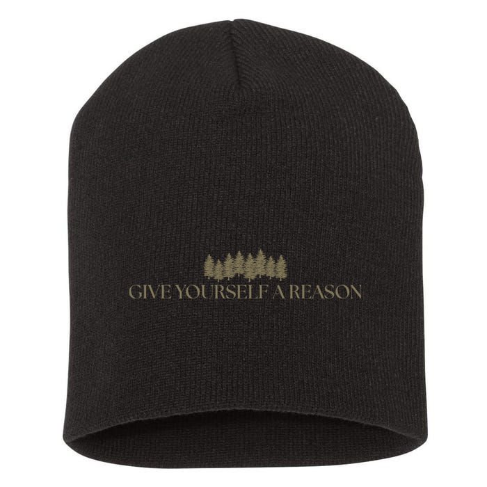 Call Your Mom Give Yourself A Reason No.Ah Ka.Han Country Short Acrylic Beanie