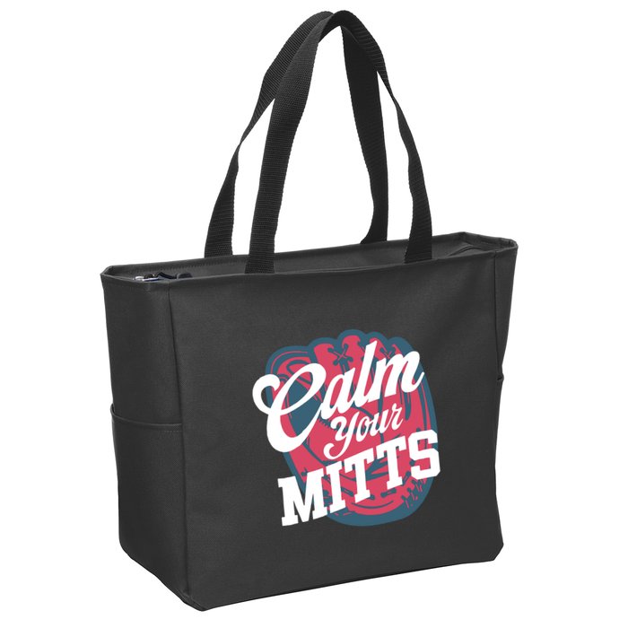 Calm Your Mitts Zip Tote Bag