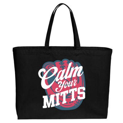 Calm Your Mitts Cotton Canvas Jumbo Tote