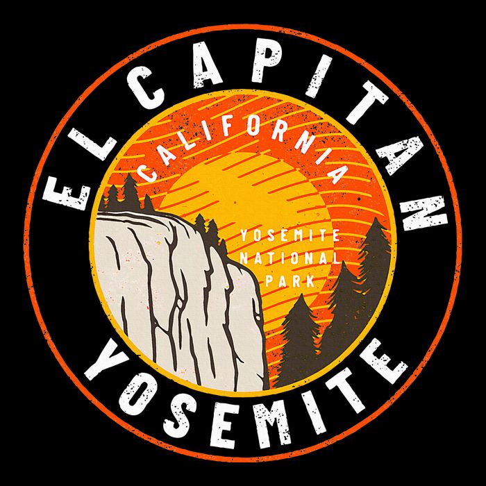 California Yosemite National Park El Capitan Bucket Hat