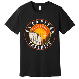 California Yosemite National Park El Capitan Premium T-Shirt