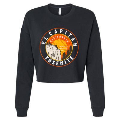 California Yosemite National Park El Capitan Cropped Pullover Crew