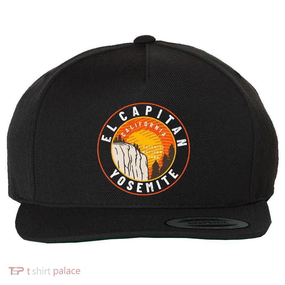 California Yosemite National Park El Capitan Wool Snapback Cap
