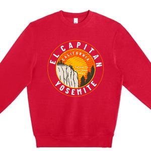 California Yosemite National Park El Capitan Premium Crewneck Sweatshirt