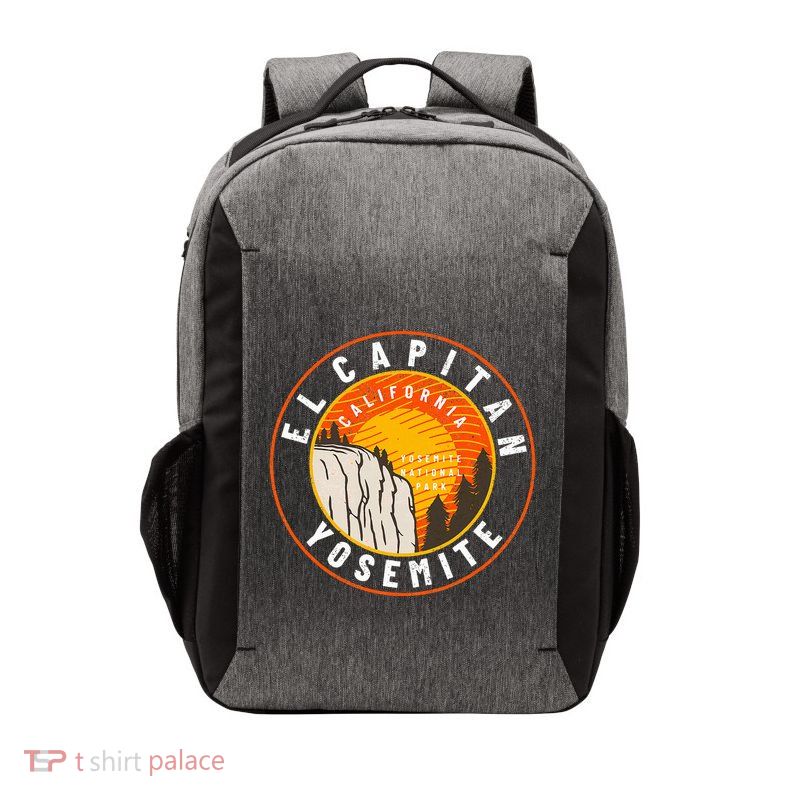 California Yosemite National Park El Capitan Vector Backpack