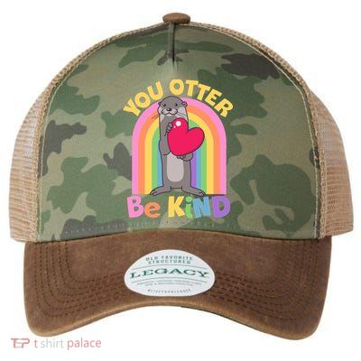 Cute You Otter Be Kind Legacy Tie Dye Trucker Hat