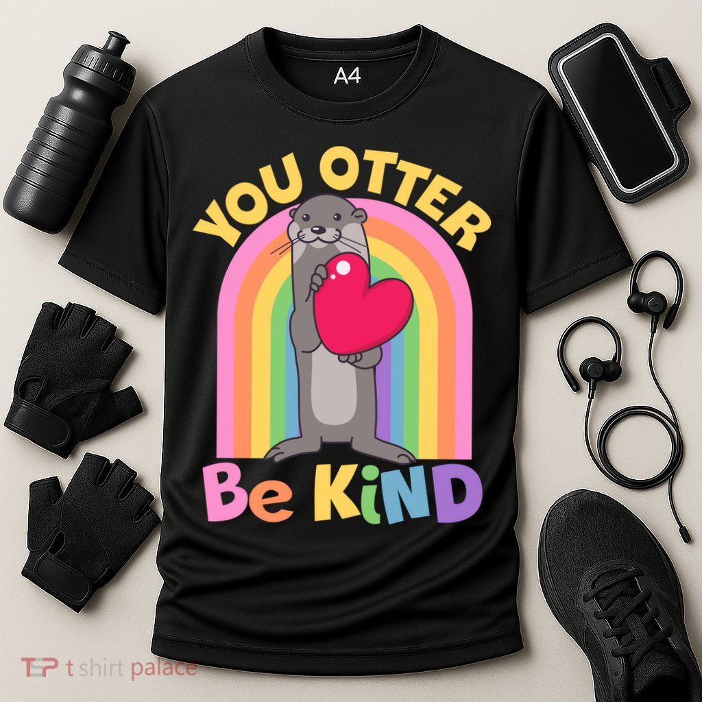 Cute You Otter Be Kind Performance Shirt