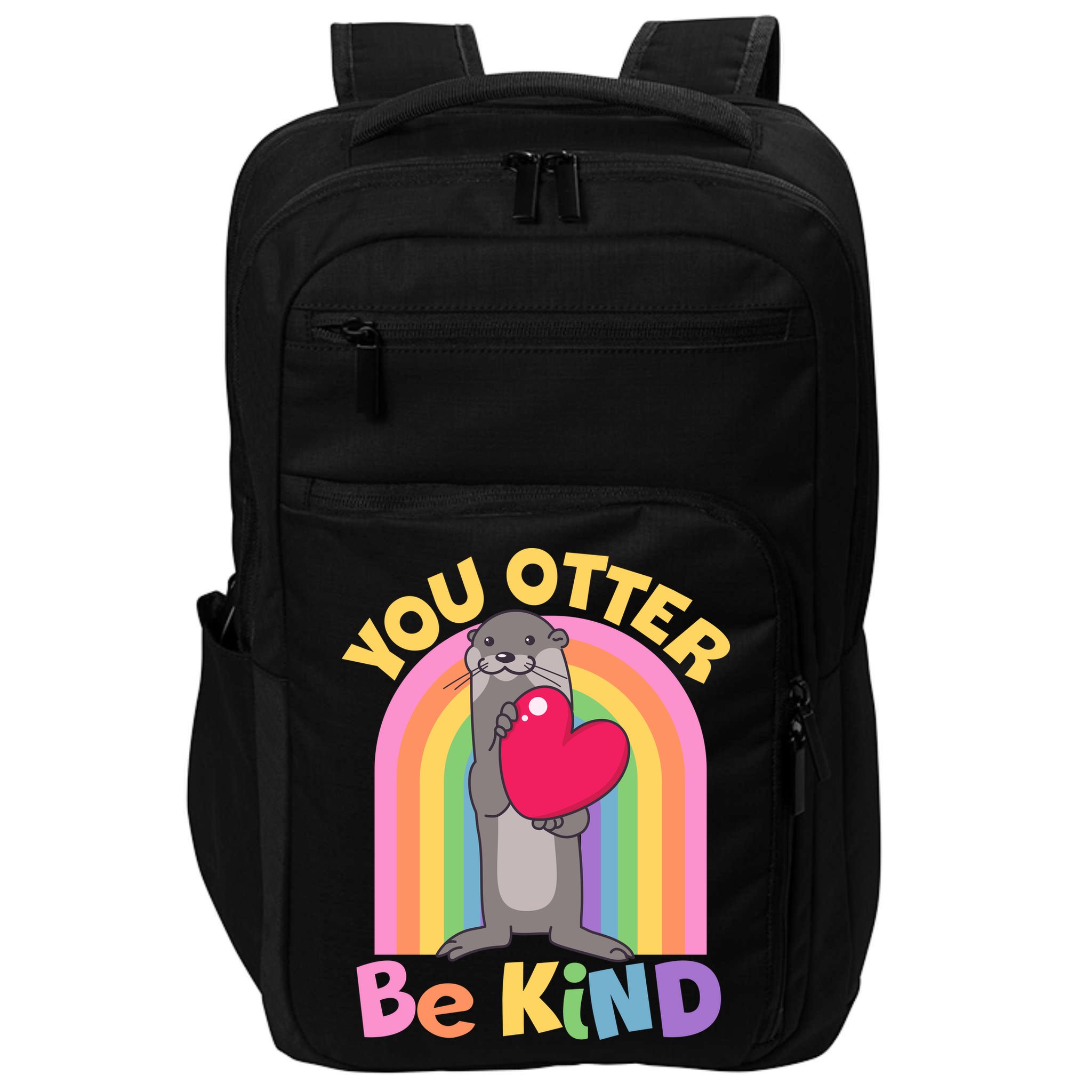 Cute You Otter Be Kind Impact Tech Backpack