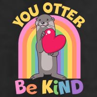 Cute You Otter Be Kind Adult Drive Performance Visor