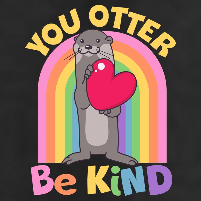 Cute You Otter Be Kind Adult Drive Performance Visor