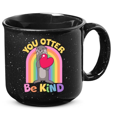 Cute You Otter Be Kind 15oz Campfire Ceramic Mug