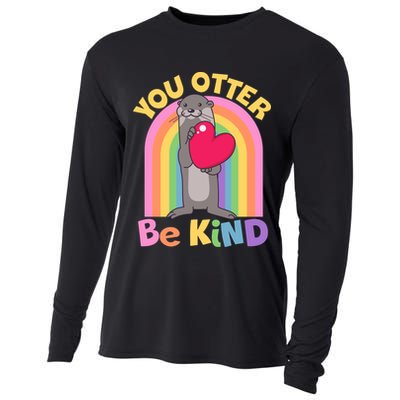 Cute You Otter Be Kind Cooling Performance Long Sleeve Crew