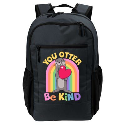 Cute You Otter Be Kind Daily Commute Backpack