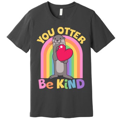 Cute You Otter Be Kind Premium T-Shirt