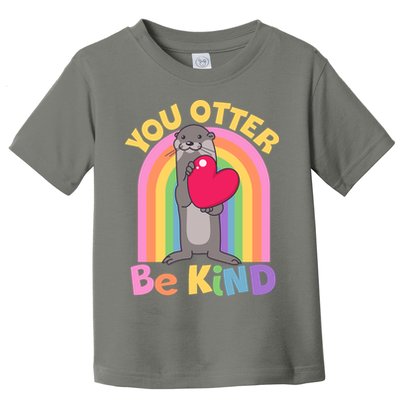 Cute You Otter Be Kind Toddler T-Shirt