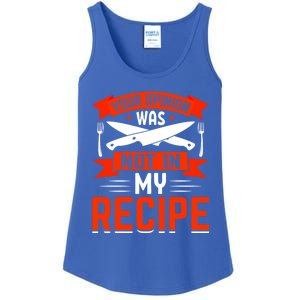 Chef Your Opinion Was Not In My Recipe Cute Gift Ladies Essential Tank