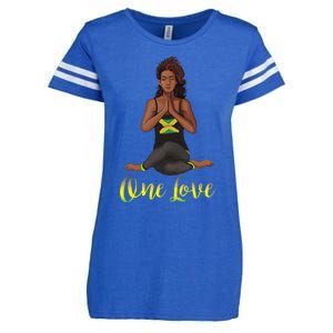 Cute Yoga One Love for yoga lovers Enza Ladies Jersey Football T-Shirt