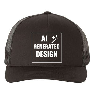 Create Your Own Custom AI Generated Personalized Design Yupoong Adult 5-Panel Trucker Hat