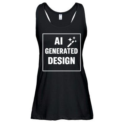 Create Your Own Custom AI Generated Personalized Design Ladies Essential Flowy Tank