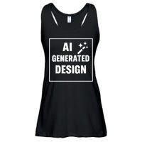 Create Your Own Custom AI Generated Personalized Design Ladies Essential Flowy Tank