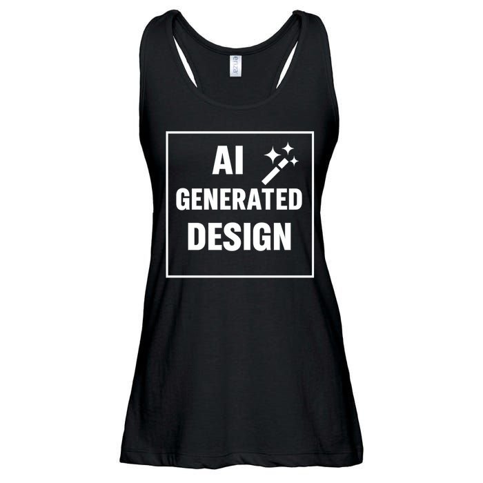 Create Your Own Custom AI Generated Personalized Design Ladies Essential Flowy Tank