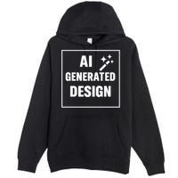 Create Your Own Custom AI Generated Personalized Design Premium Pullover Hoodie