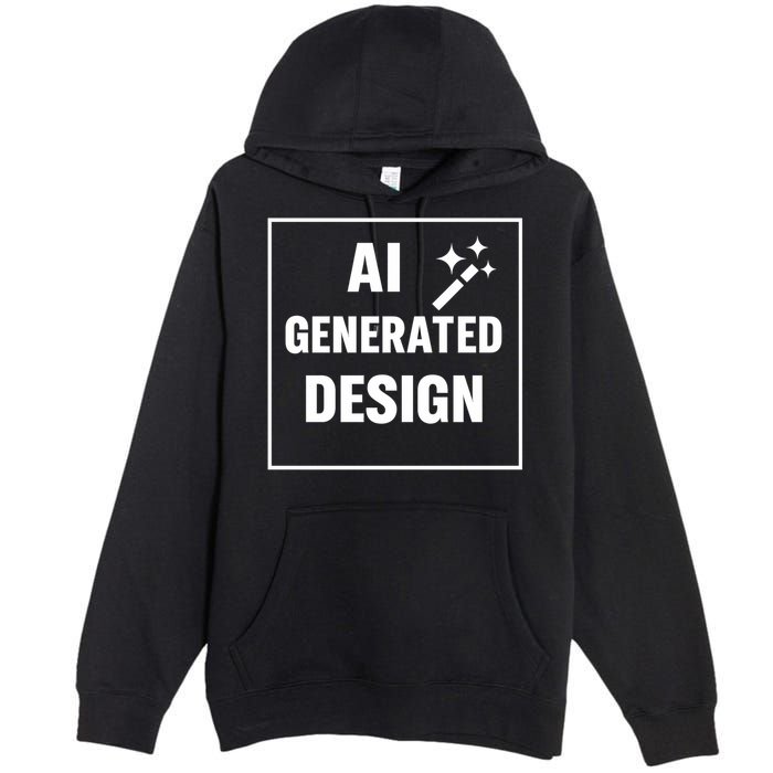 Create Your Own Custom AI Generated Personalized Design Premium Pullover Hoodie