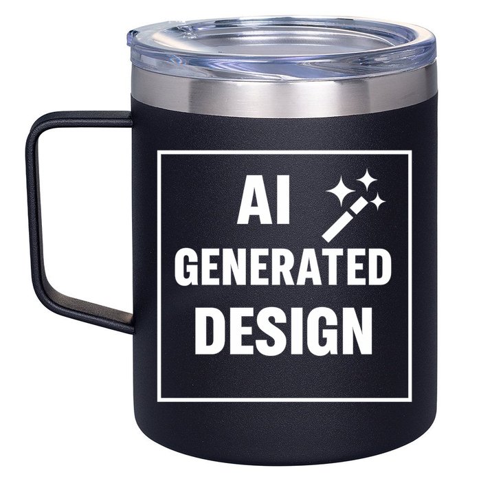 Create Your Own Custom AI Generated Personalized Design 12oz Stainless Steel Coffee Mug