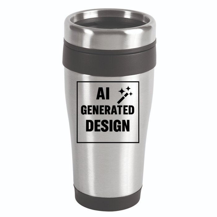 Create Your Own Custom AI Generated Personalized Design 16oz Travel Tumbler