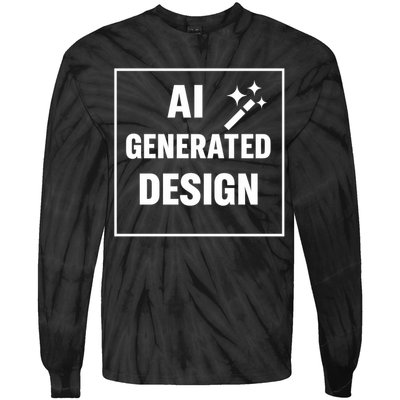 Create Your Own Custom AI Generated Personalized Design Tie-Dye Long Sleeve Shirt