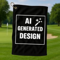 Create Your Own Custom AI Generated Personalized Design Golf Towel