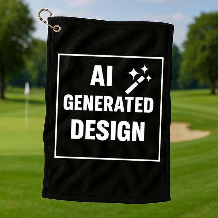 Create Your Own Custom AI Generated Personalized Design Golf Towel