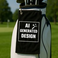 Create Your Own Custom AI Generated Personalized Design Golf Towel