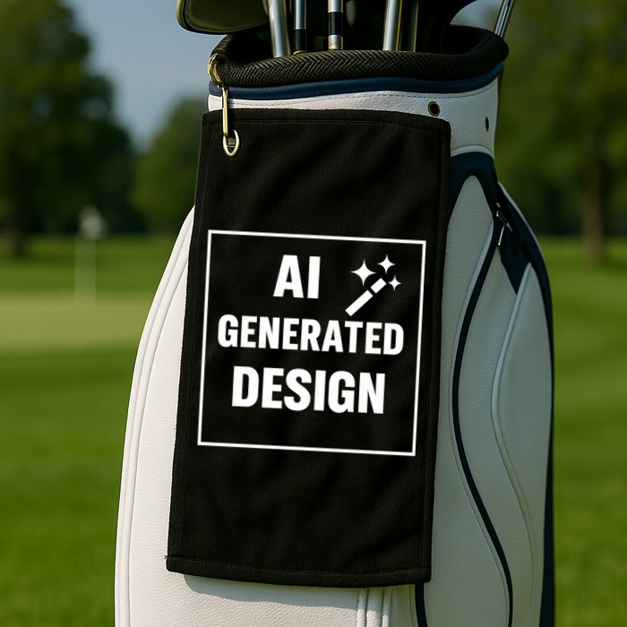 Create Your Own Custom AI Generated Personalized Design Golf Towel