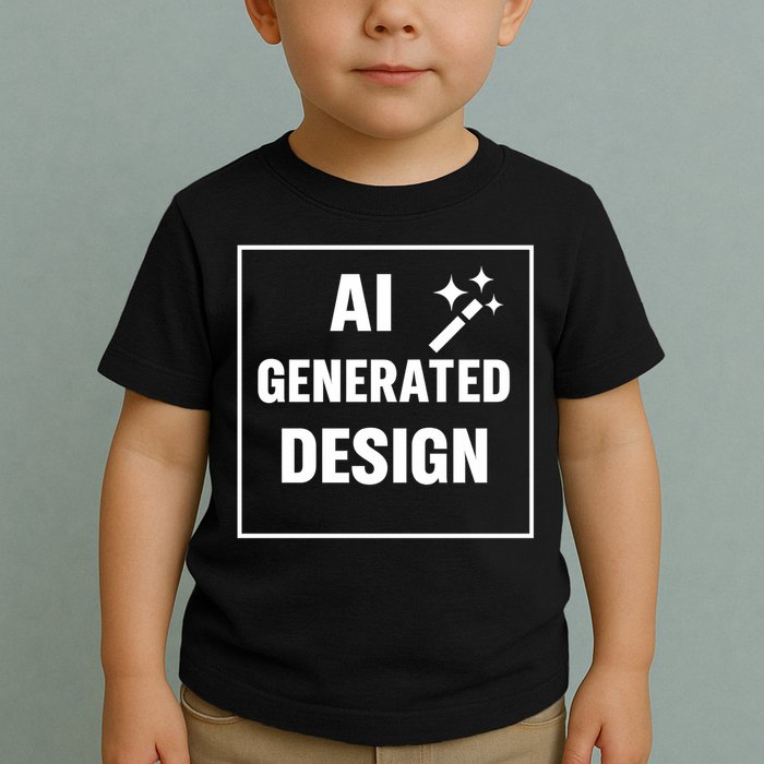 Create Your Own Custom AI Generated Toddler T-Shirt